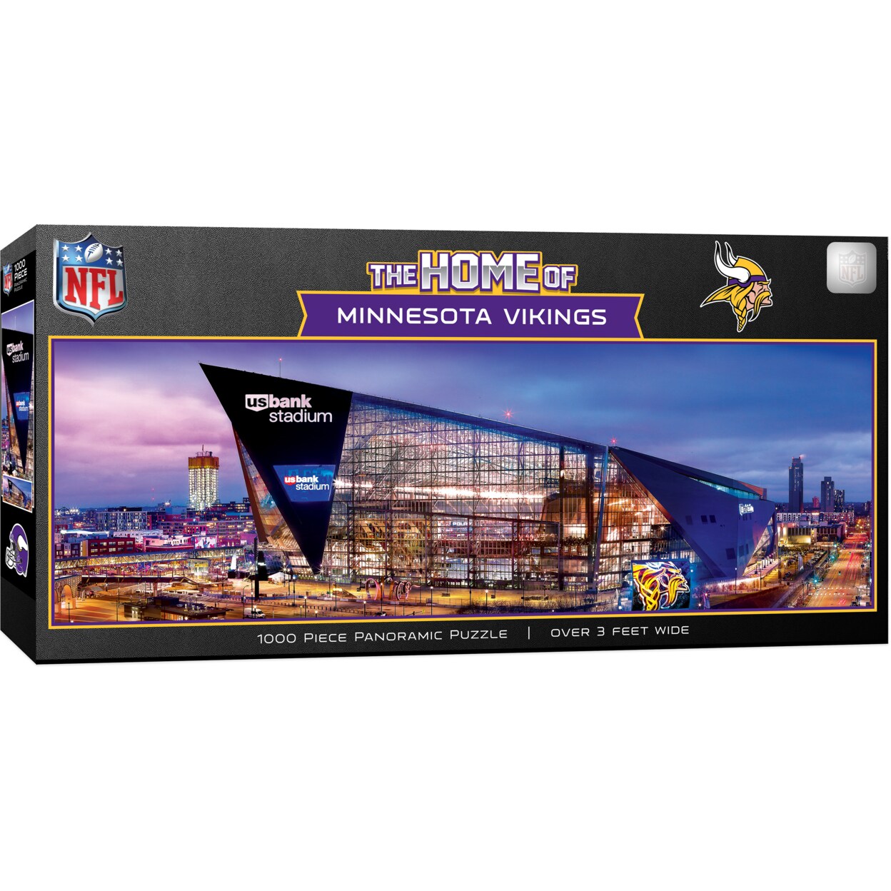 MasterPieces Sports Panoramic Puzzle - NFL Minnesota Vikings Stadium View