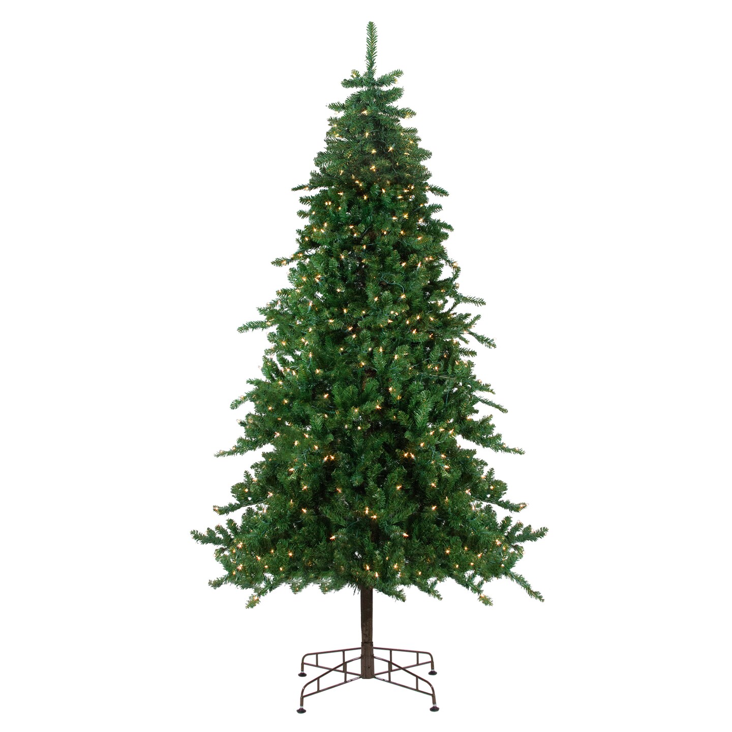 Northlight 9&#x27; Pre-Lit Medium Eden Spruce Artificial Christmas Tree - Clear Lights