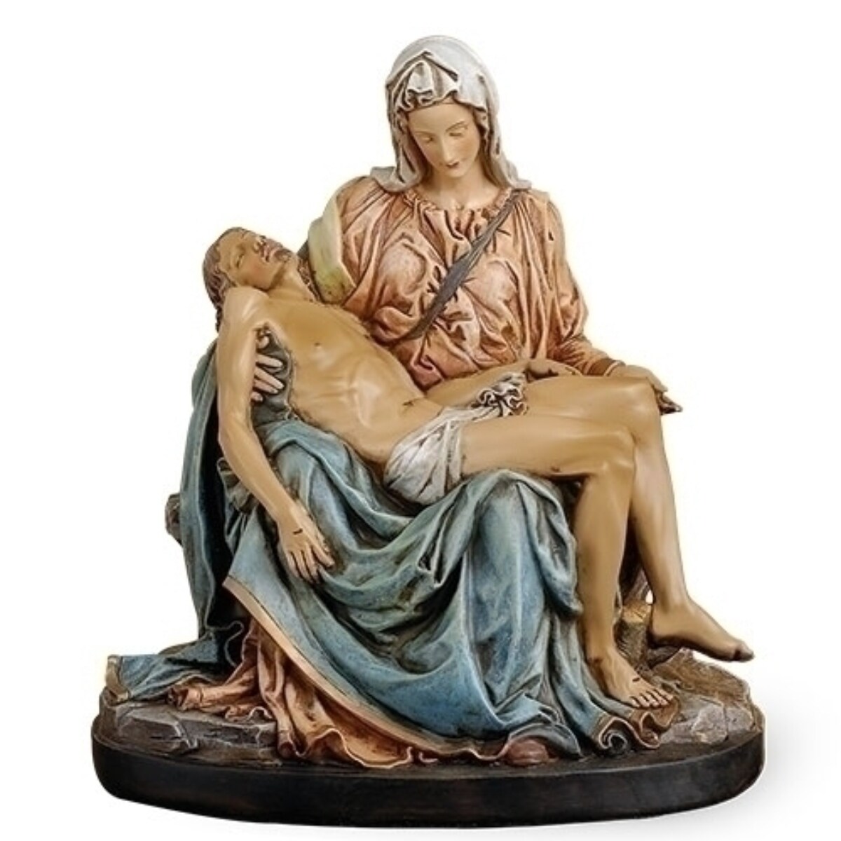 Roman Mary Holds Jesus Pieta Tabletop Figurine - 9&#x22;
