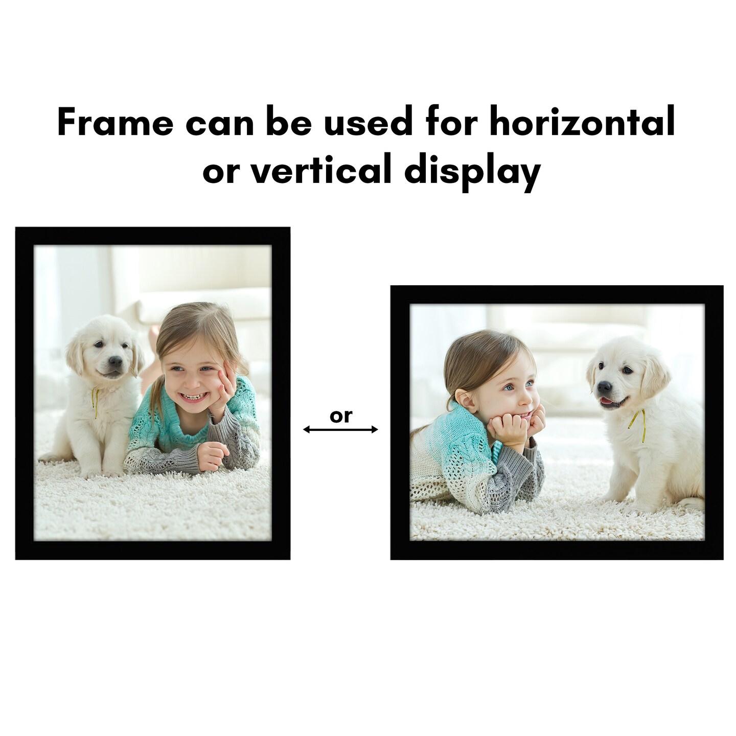 Americanflat 5 Pack of Picture Frames - Plexiglass Cover