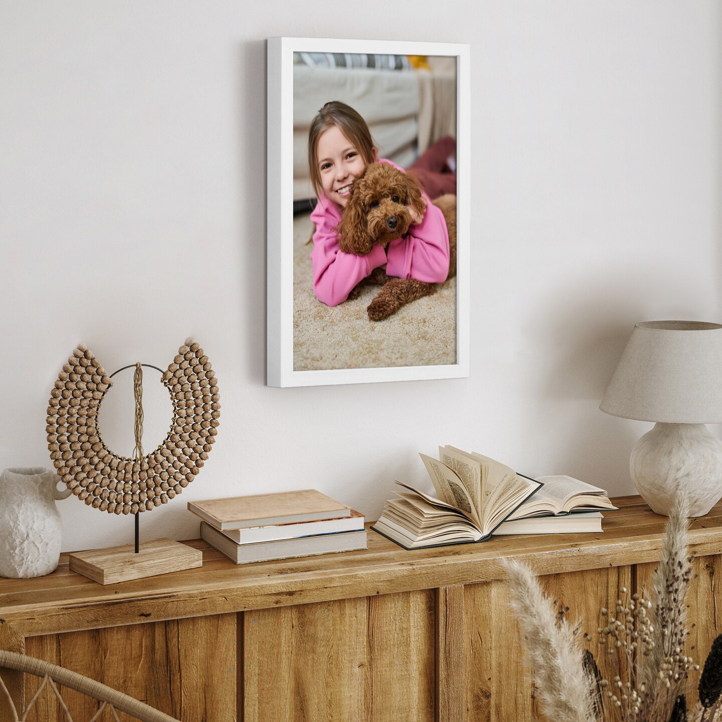 Americanflat Gallery-Style Picture Frame - Ideal Frame for Gallery Wall Display - Showcase Artwork, Prints, and Photos - Shatter Resistant Glass - Hanging Hardware with Drywall Anchor