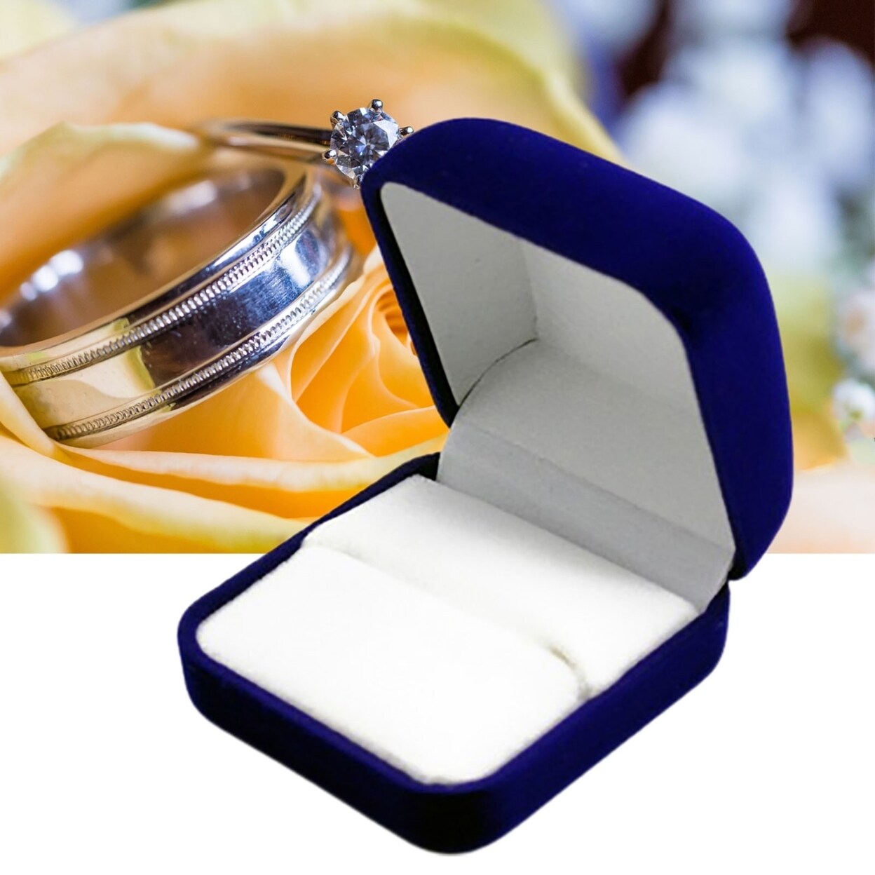 Personalized Wedding Ring Box Wooden Ring Holder Wedding Ring Bearer Box  Engagement Box Wedding Gift | Fruugo IE