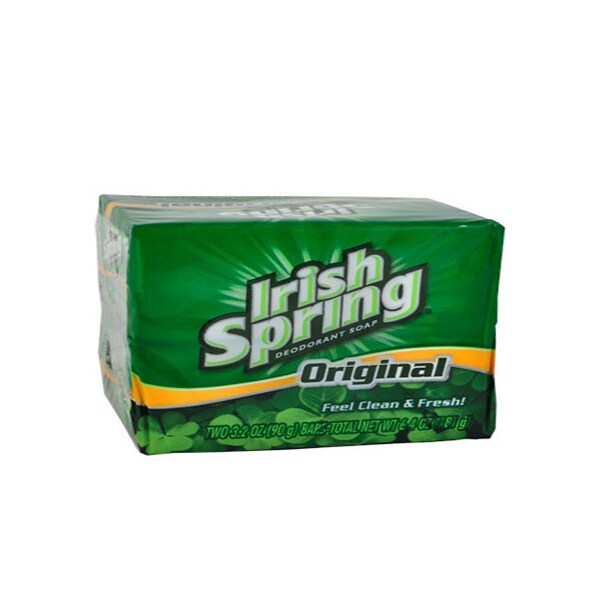 Irish Spring Original Deodorant Soap 2 in 1 Pack(180g approx.)