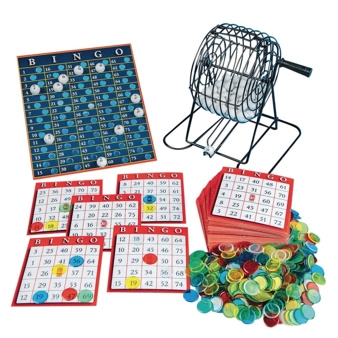 S&S Worldwide Value Bingo Set. Complete Set Includes 8