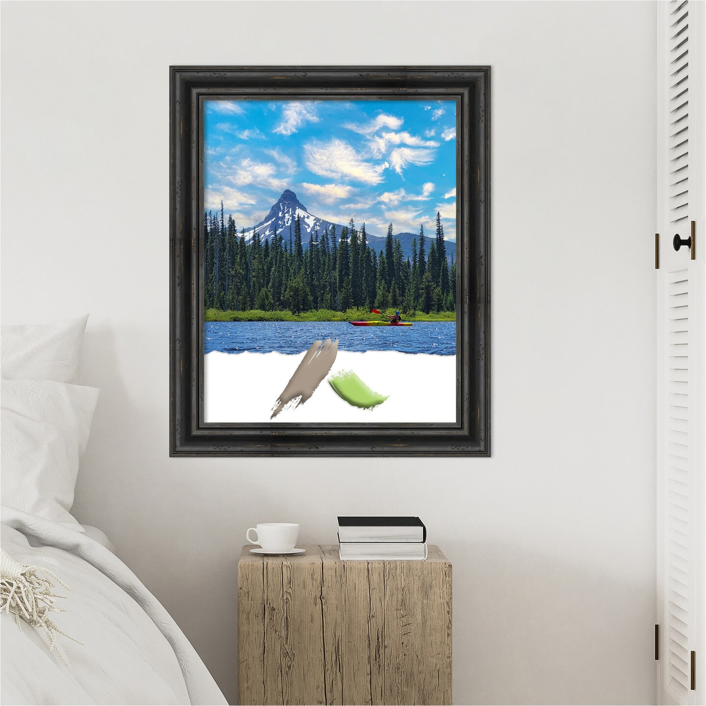 Rustic Pine Wood Picture Frame, Photo Frame, Art Frame