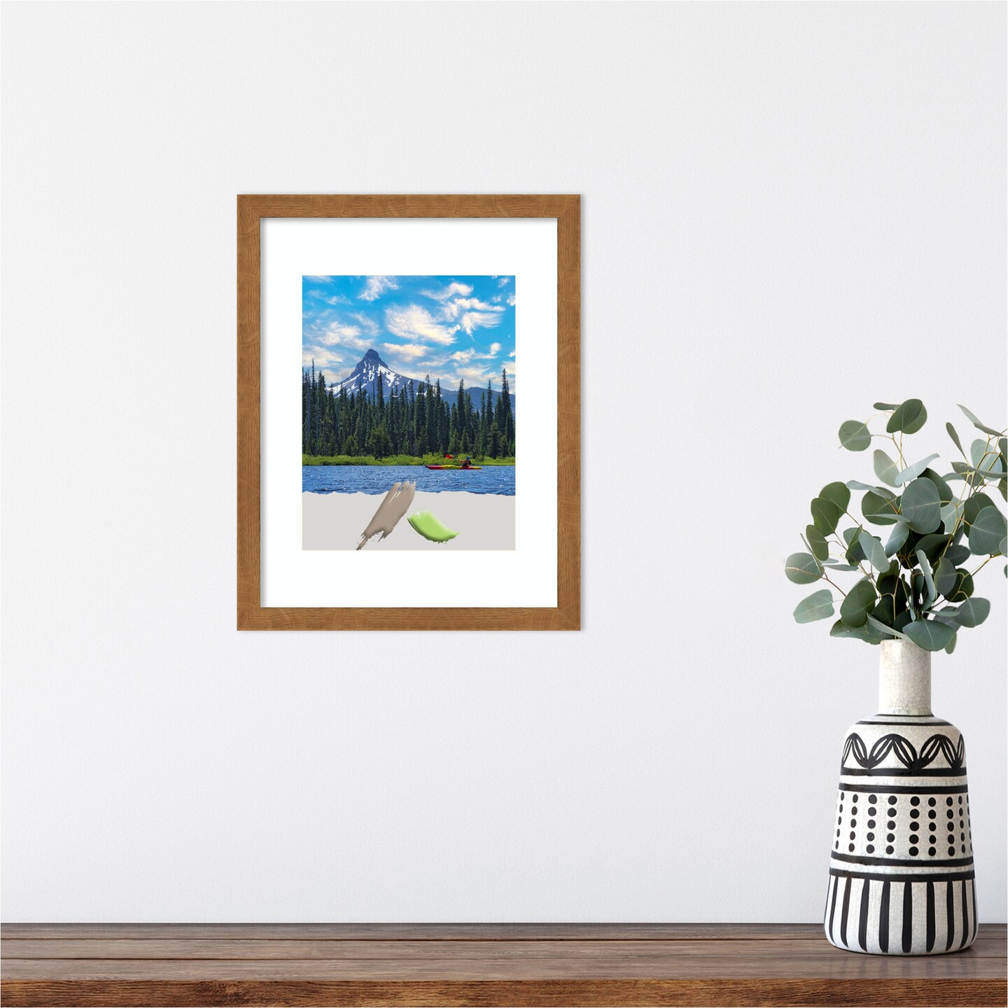 Carlisle Narrow Wood Picture Frame, Photo Frame, Art Frame