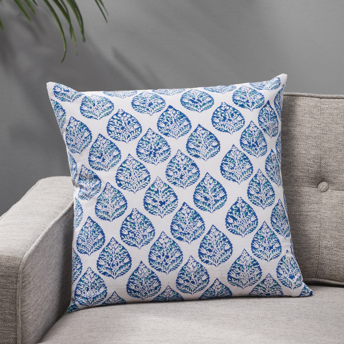 GDF Studio Nicole Modern Fabric Throw Pillow