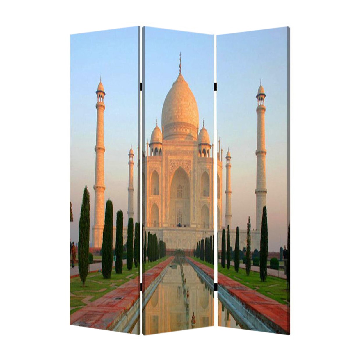 Screen Gems Contemporary Lightweight 3 Panel Taj Mahal Screen Room
