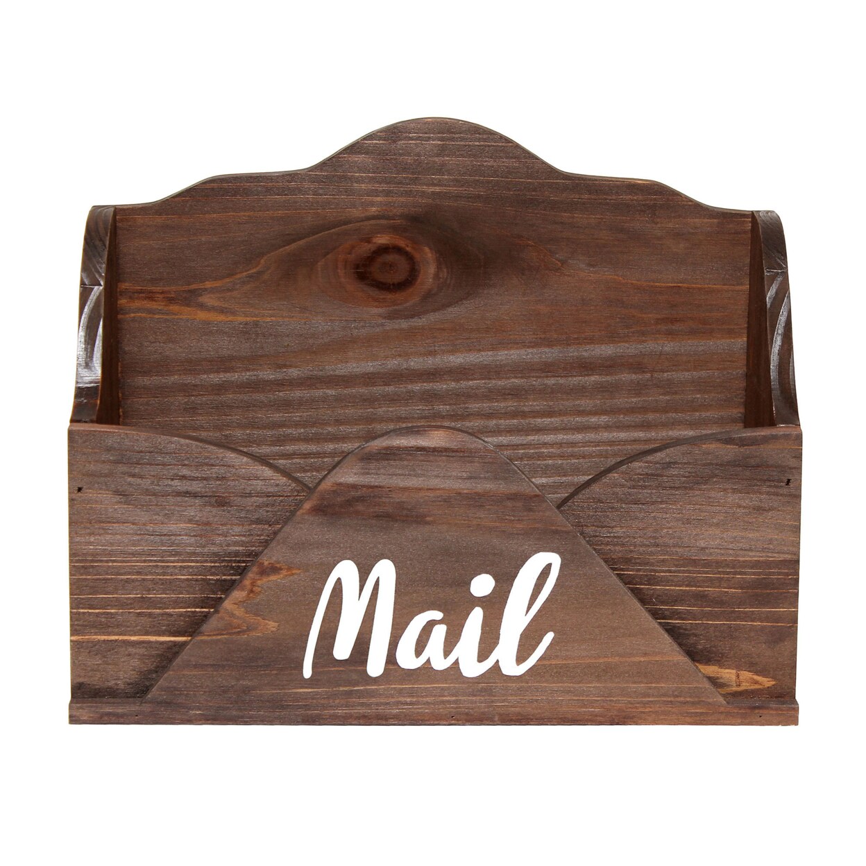 Restyled Farmhouse Mail Organizer, Shelf & Hooks, Handmade in the USA