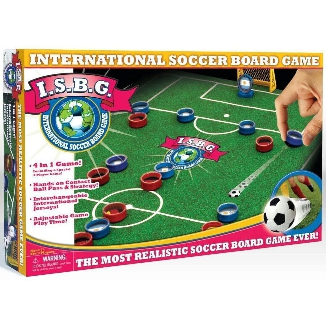 Isbg International Soccer Table Board Game Football Passing Action Strategy