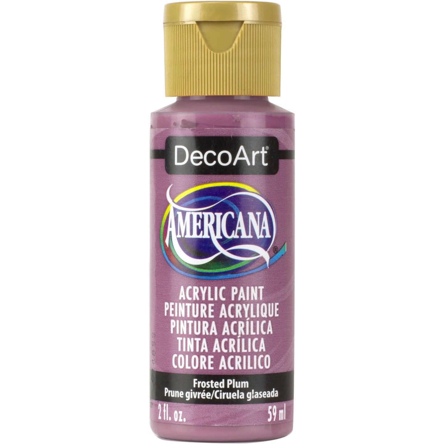 DecoArt Americana Acrylic Color, 2 oz., Frosted Plum