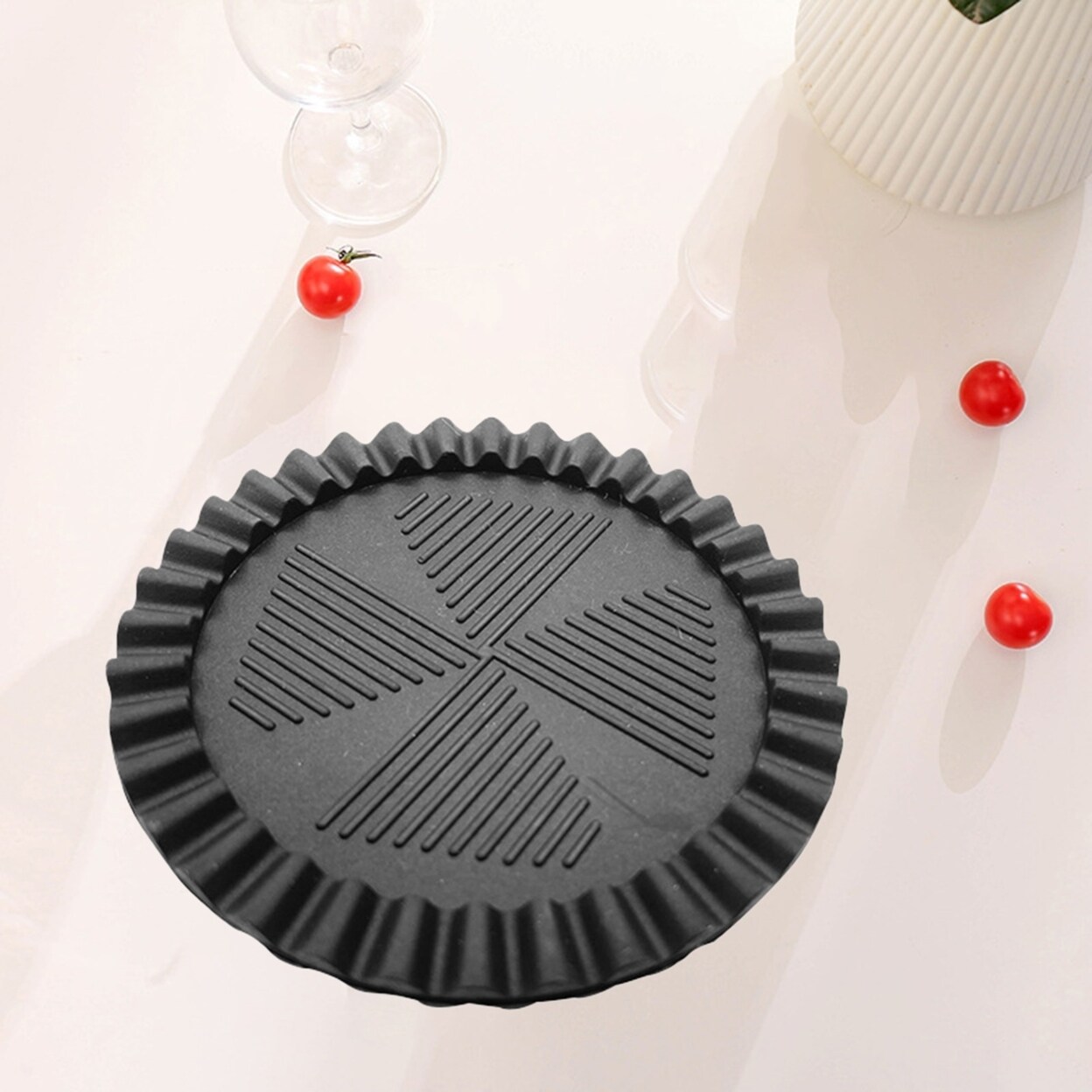 10Pcs Cup Coaster Elastic Stain-Resistance Rubber Beverage Drinking Tea