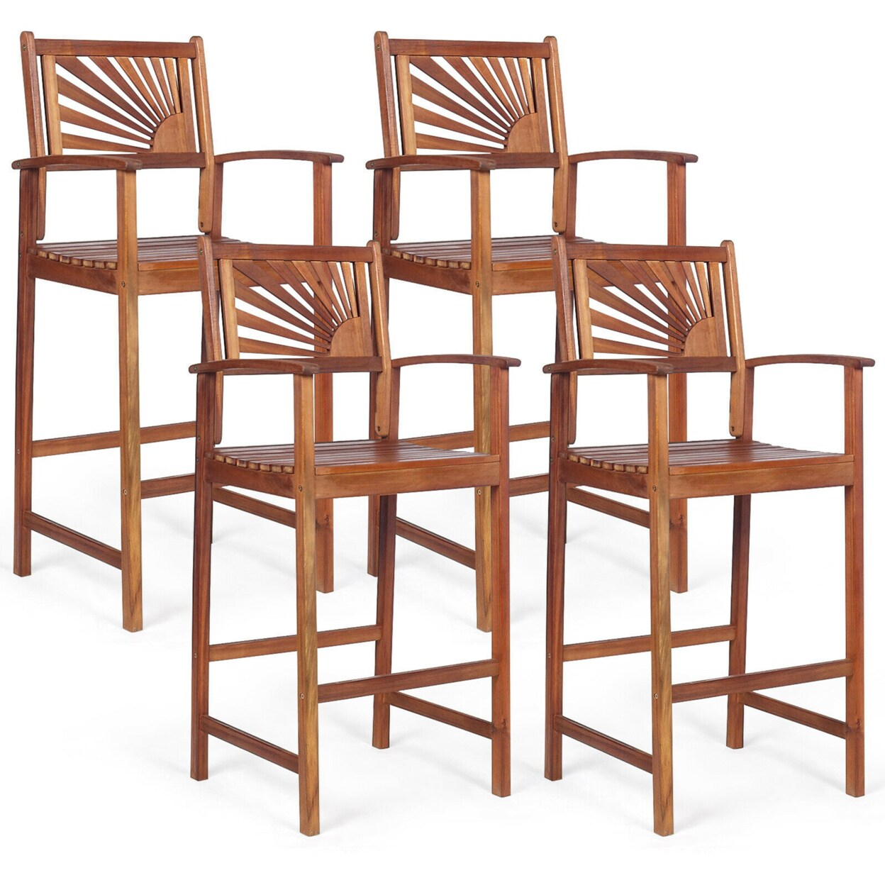 Wooden pub bar discount stools