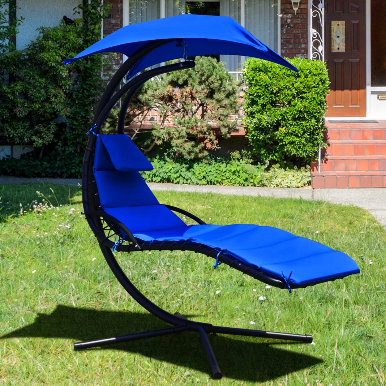 hanging chaise lounger with stand