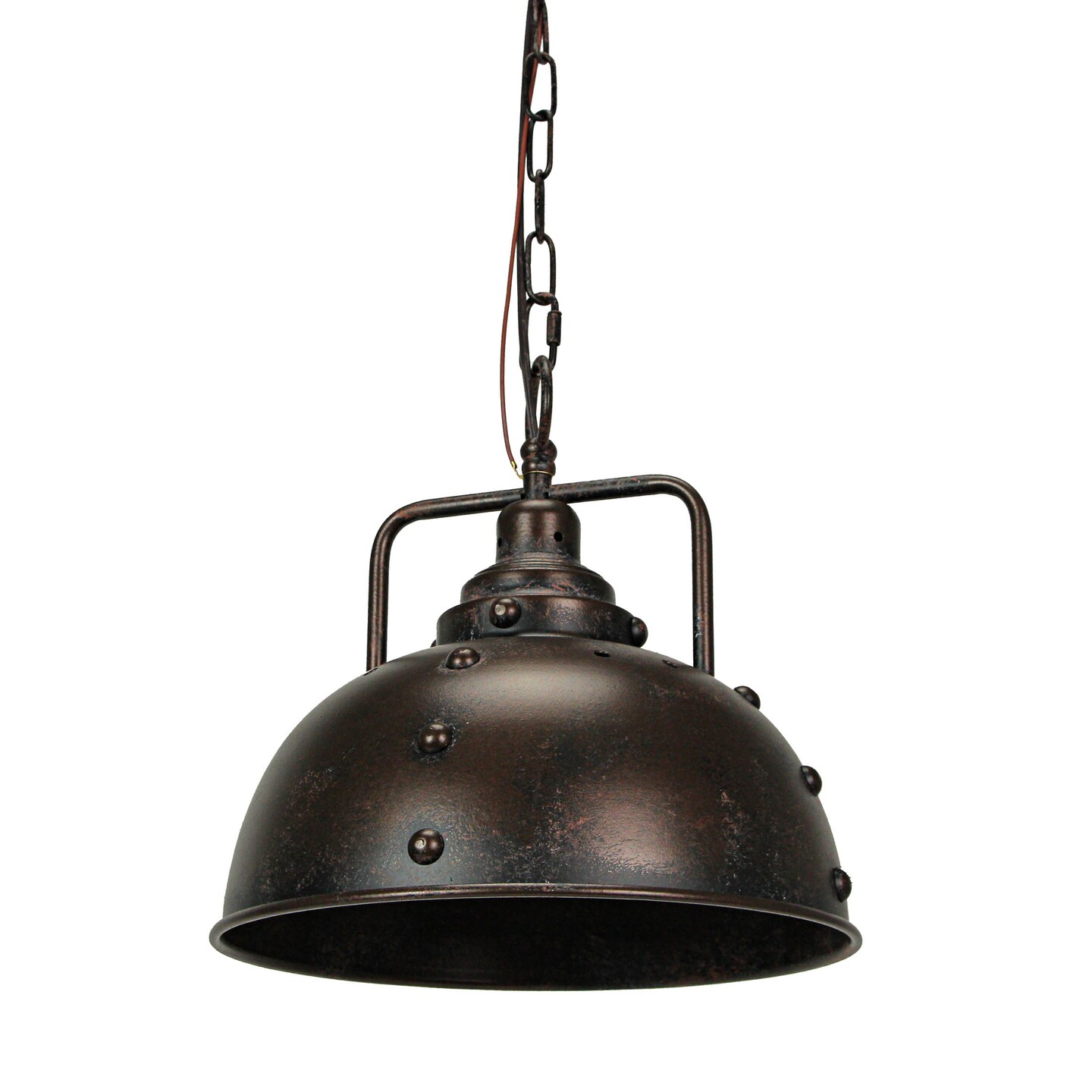 11 inch Black Metal Industrial Pendant Light Ceiling Fixture for Kitchen