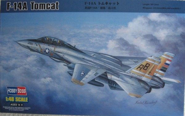 HobbyBoss  1/48 F-14A TOMCAT Plastic Model