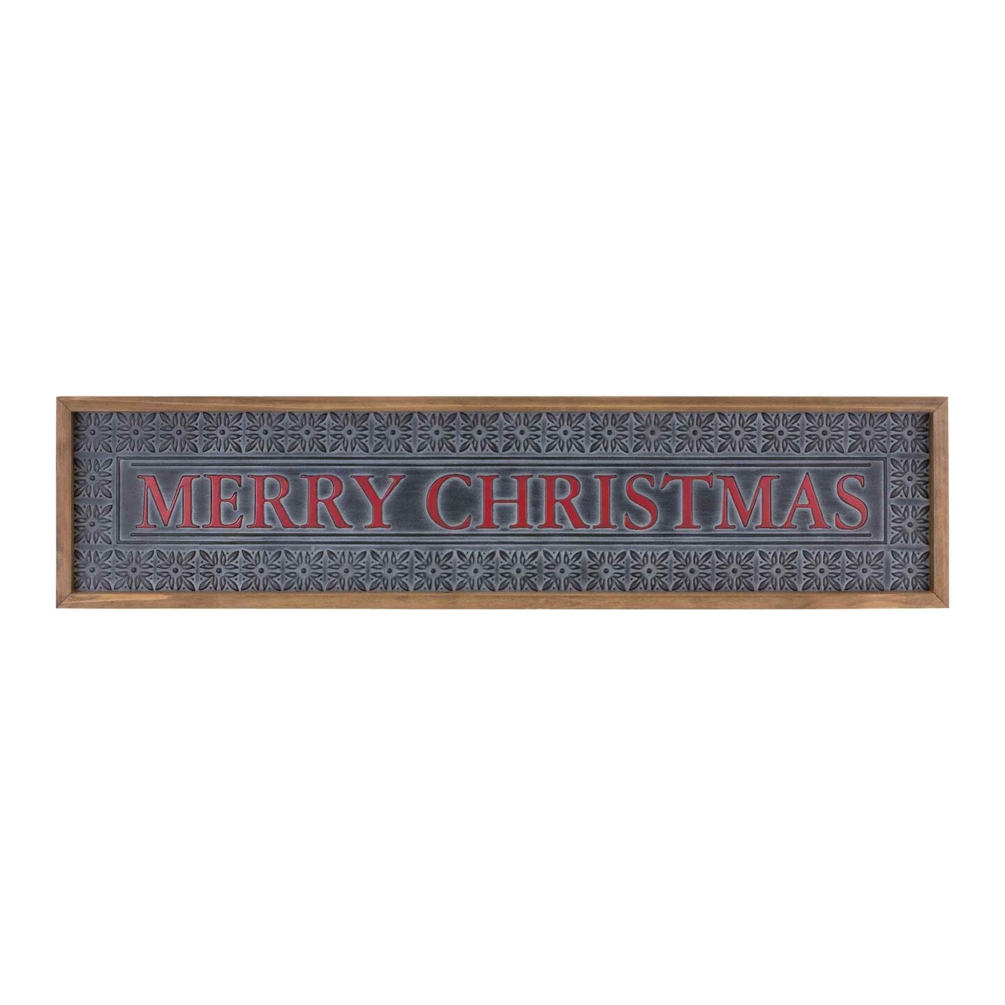 Melrose 34&#x22; Ornate &#x22;Merry Christmas&#x22; Wall Sign