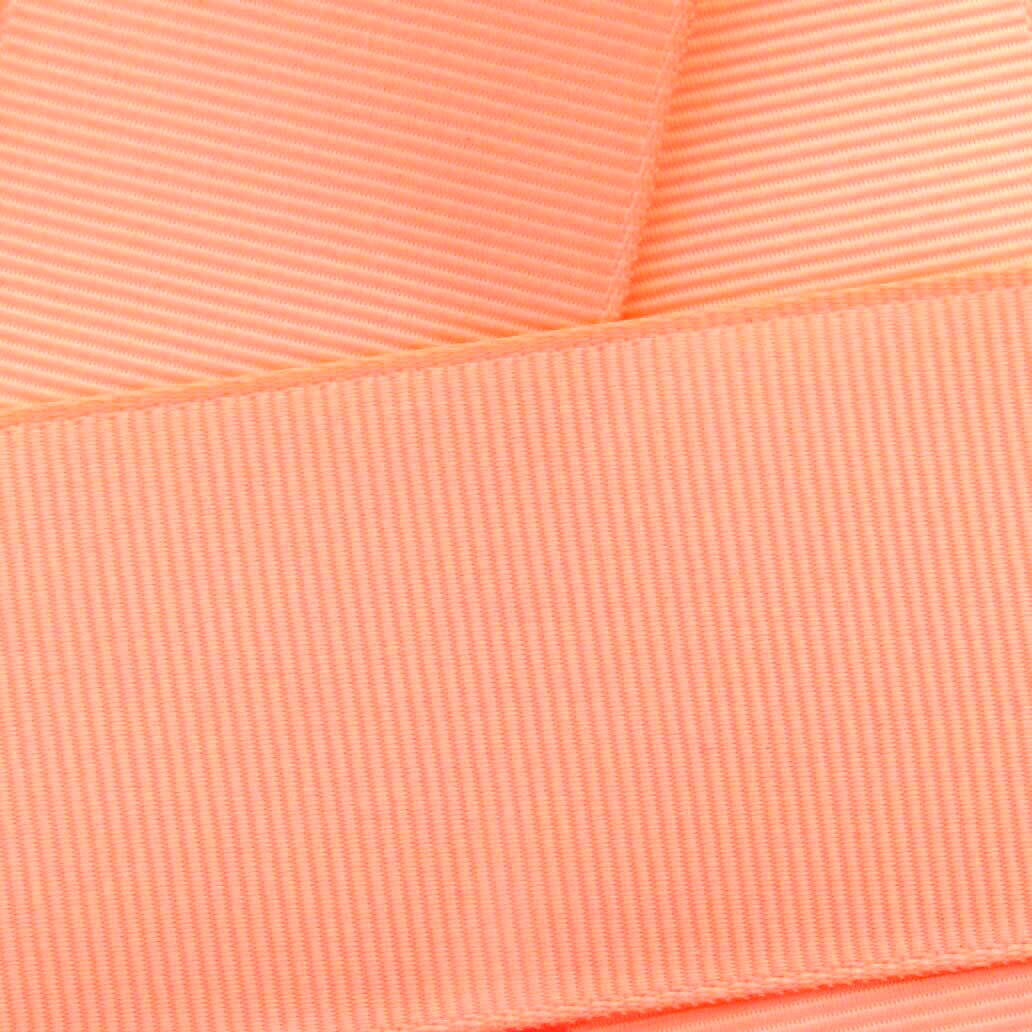3&#x22; Grosgrain Ribbon Solid 716 Peaches &#x27;n Cream 25yd