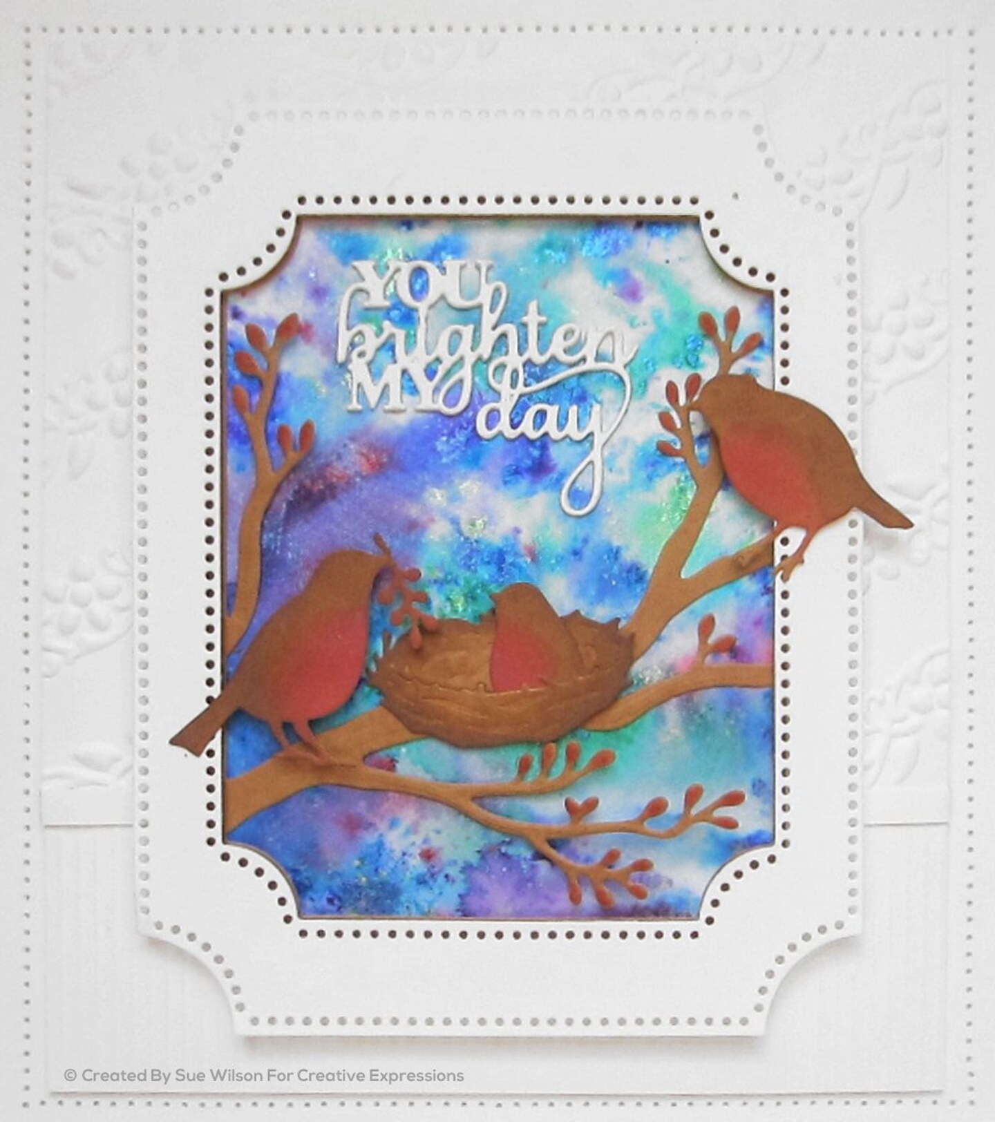 Creative Expressions Sue Wilson Mini Expressions You Brighten My Day Craft Die