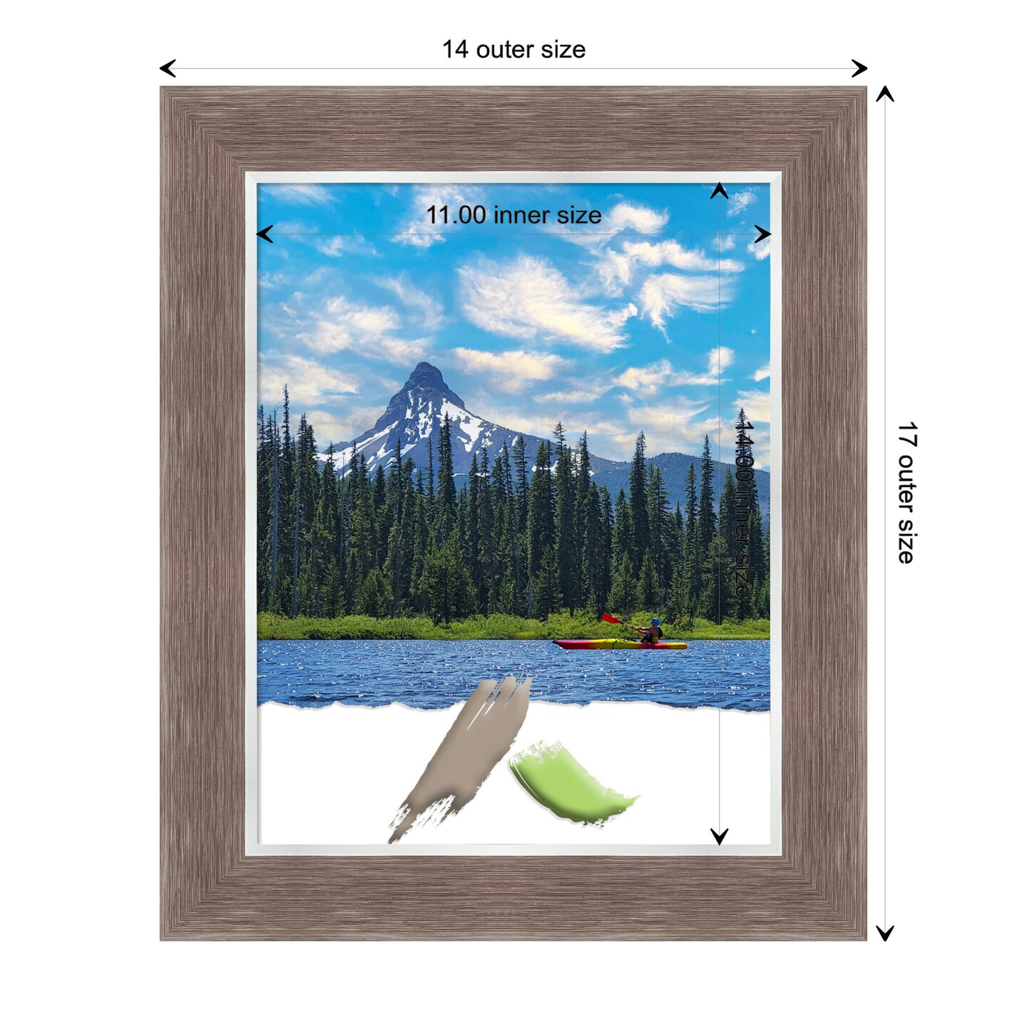 Noble Mocha Picture Frame, Photo Frame, Art Frame