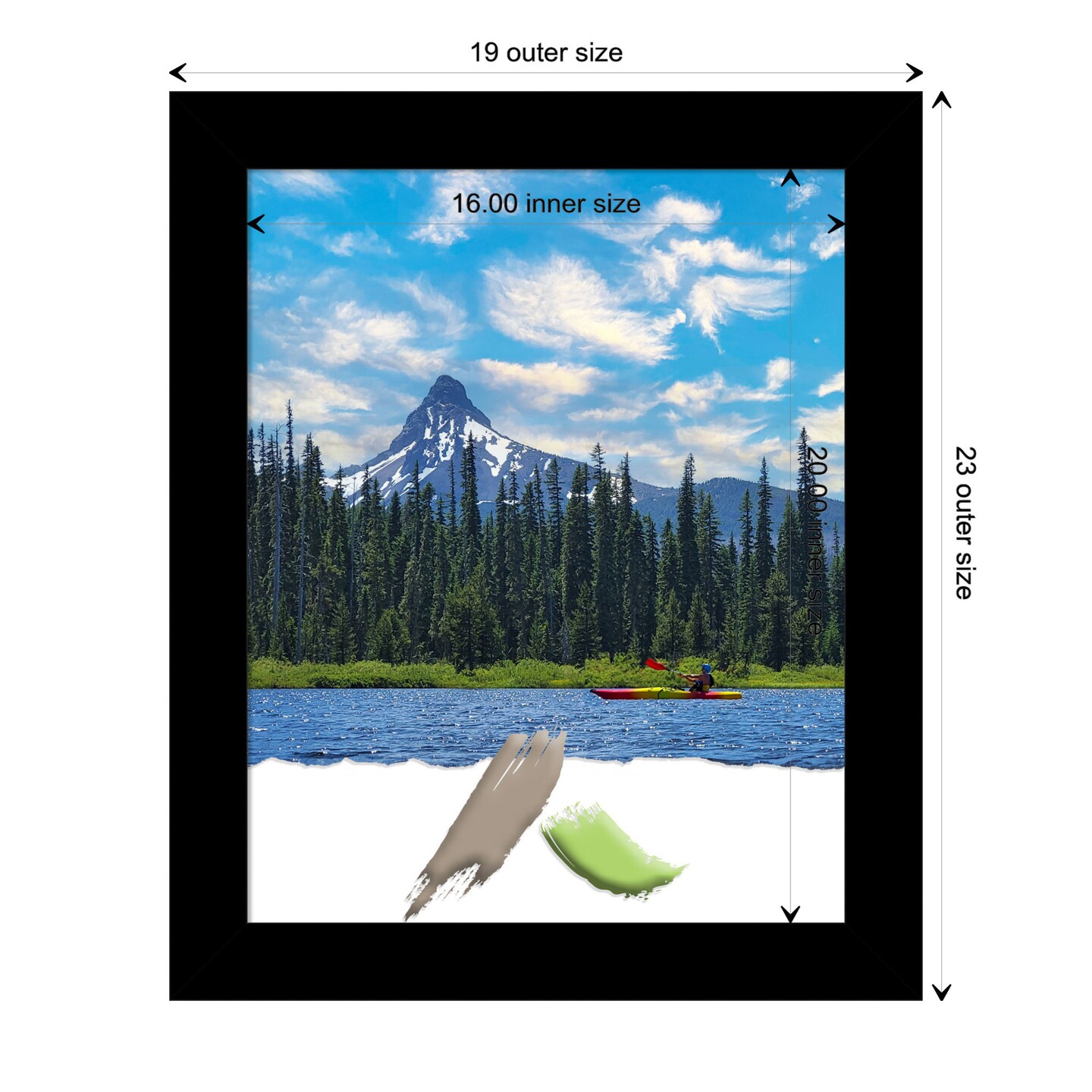 Brushed Picture Frame, Photo Frame, Art Frame