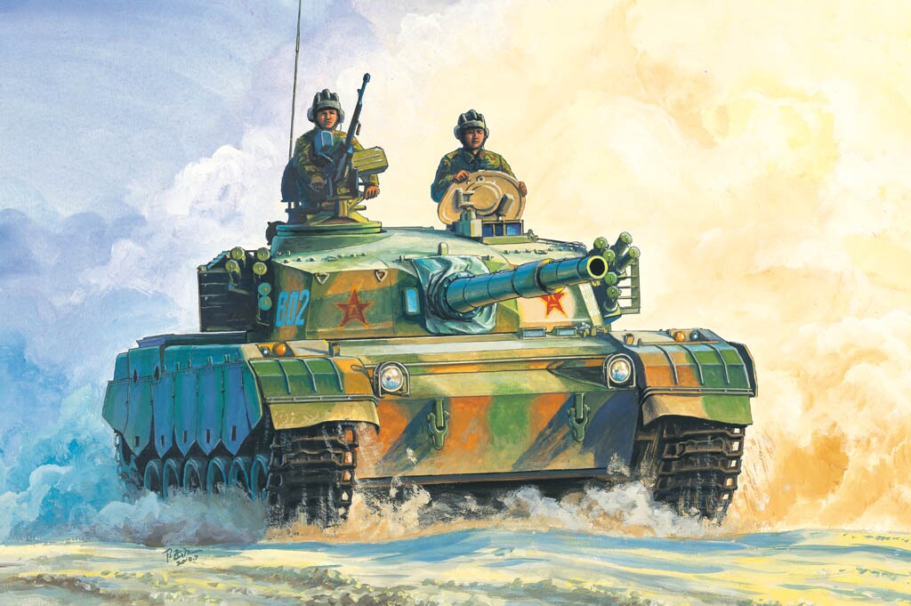Hobby Boss  1/35 PLA ZTZ96 MBT Plastic Model