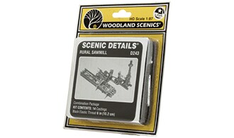Woodland Scenics  HO-Scale RURAL SAWMILL SC DETAILS Scenery Accessories