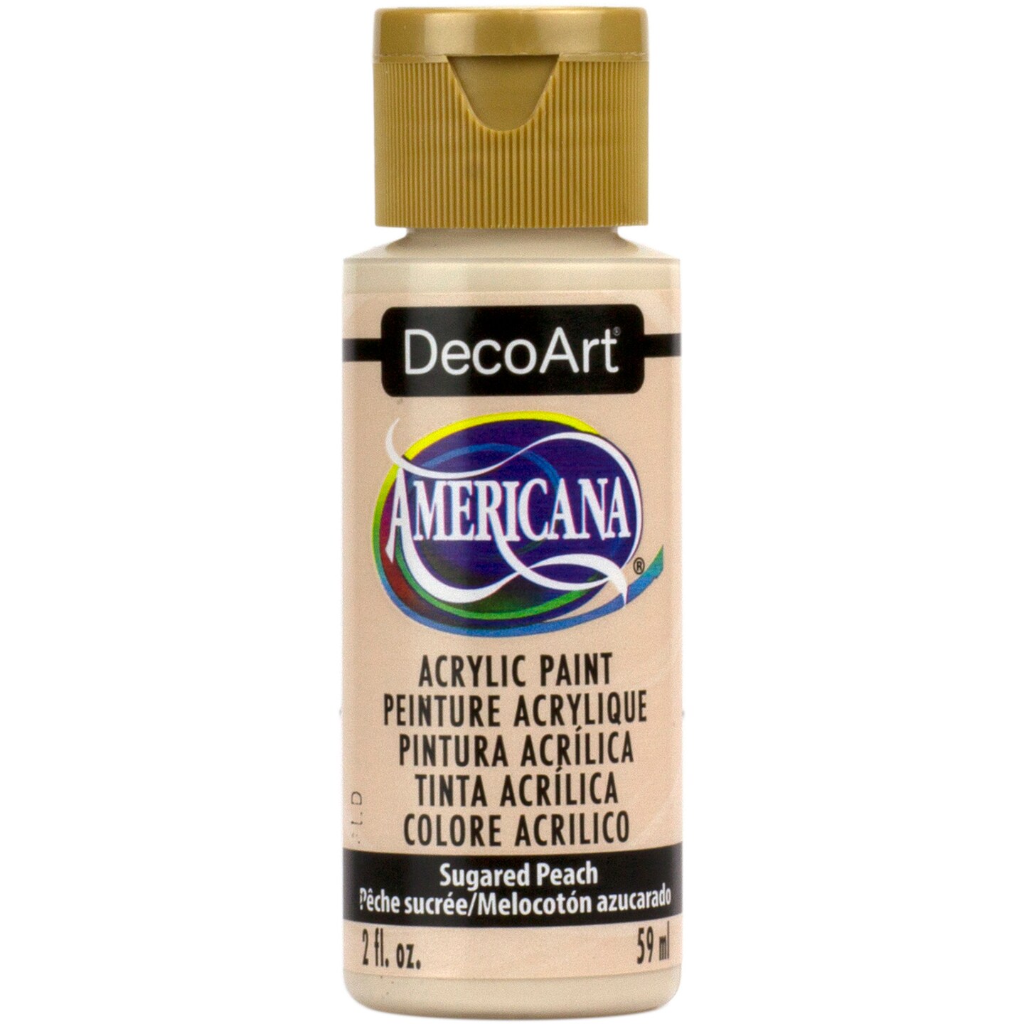 DecoArt Americana Acrylic Color, 2 oz., Sugared Peach
