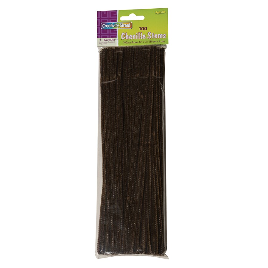 Creativity Street - Chenille Stems - Regular - Brown - 100/Pkg. | Michaels