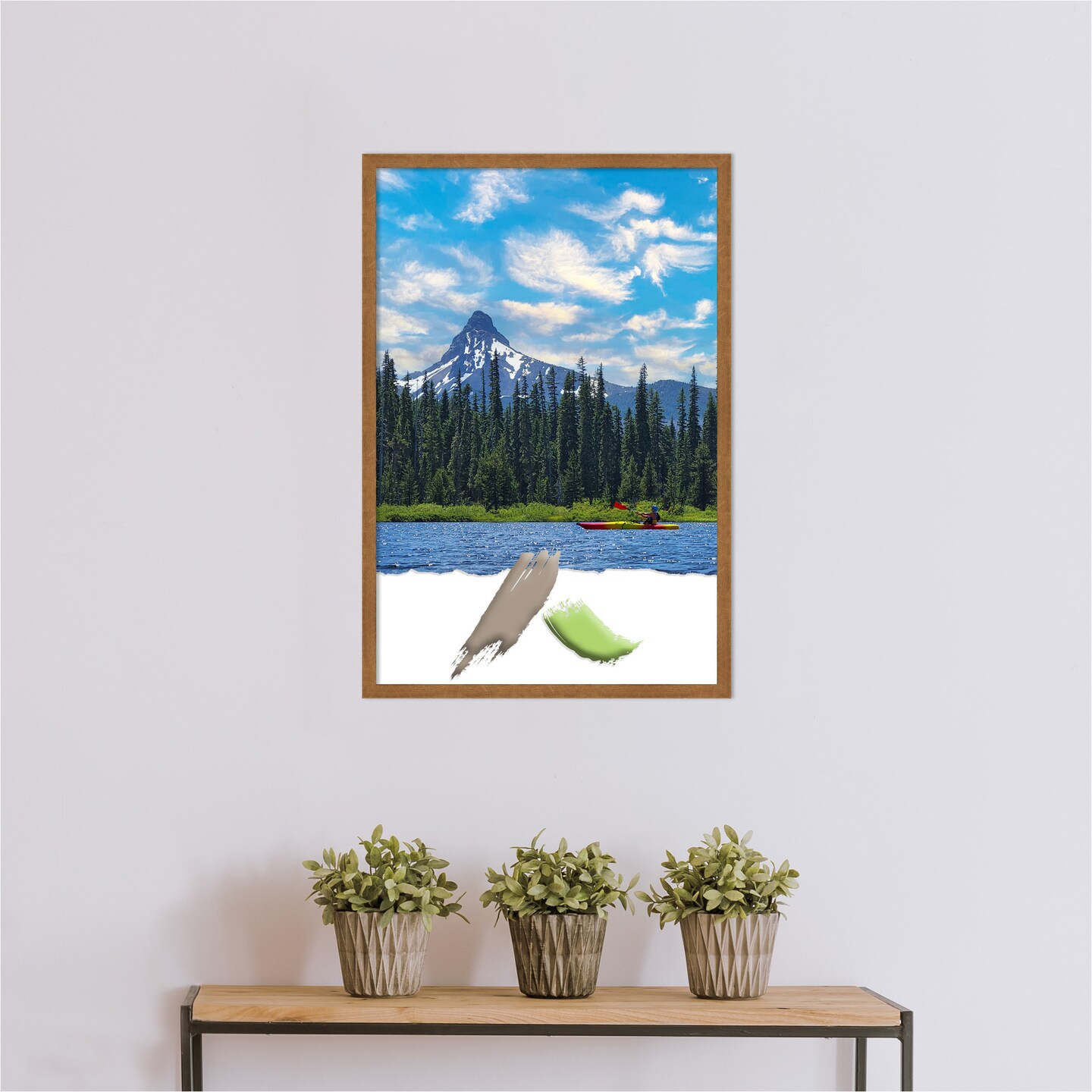 Carlisle Narrow Wood Picture Frame, Photo Frame, Art Frame