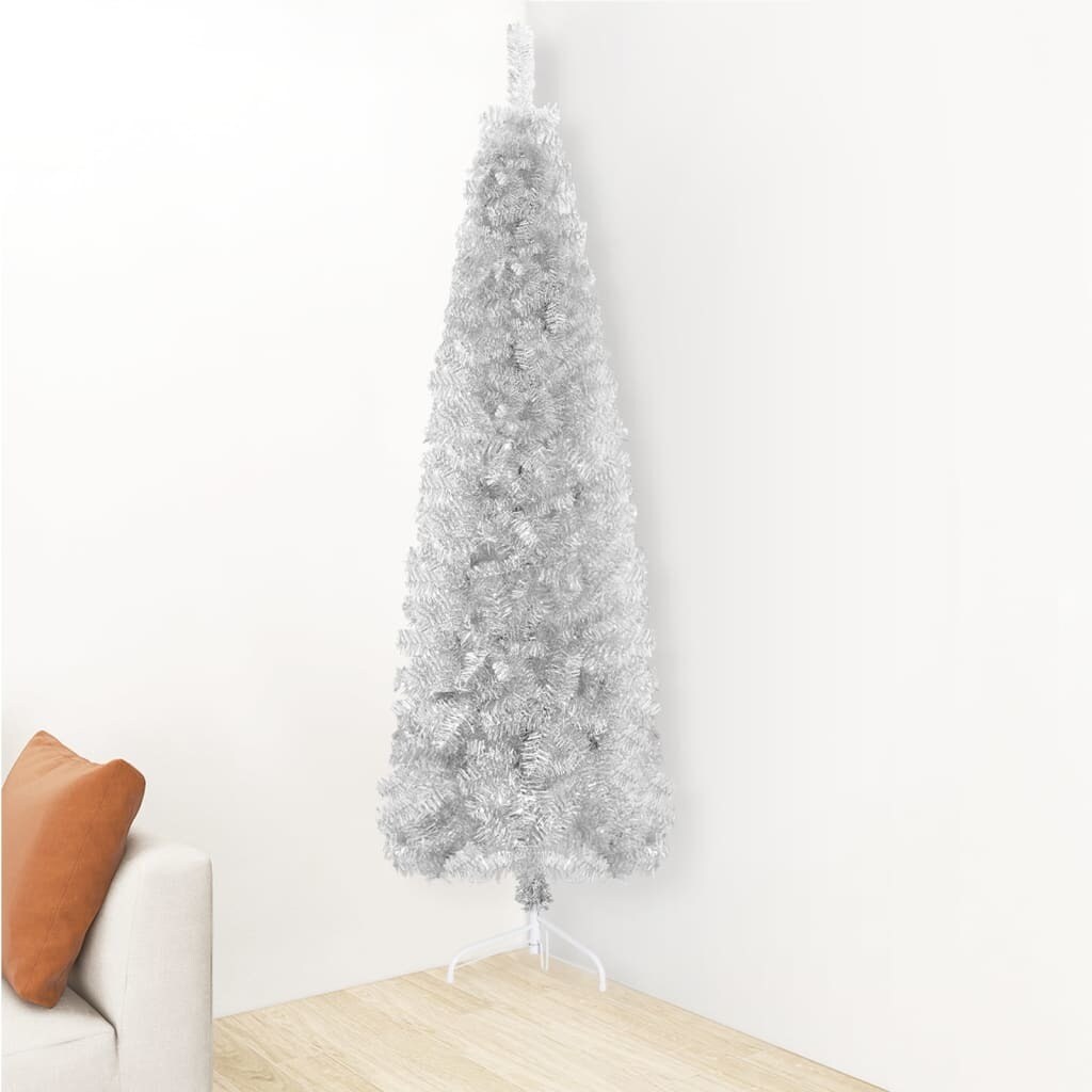 Slim Artificial Half Christmas Tree with Stand