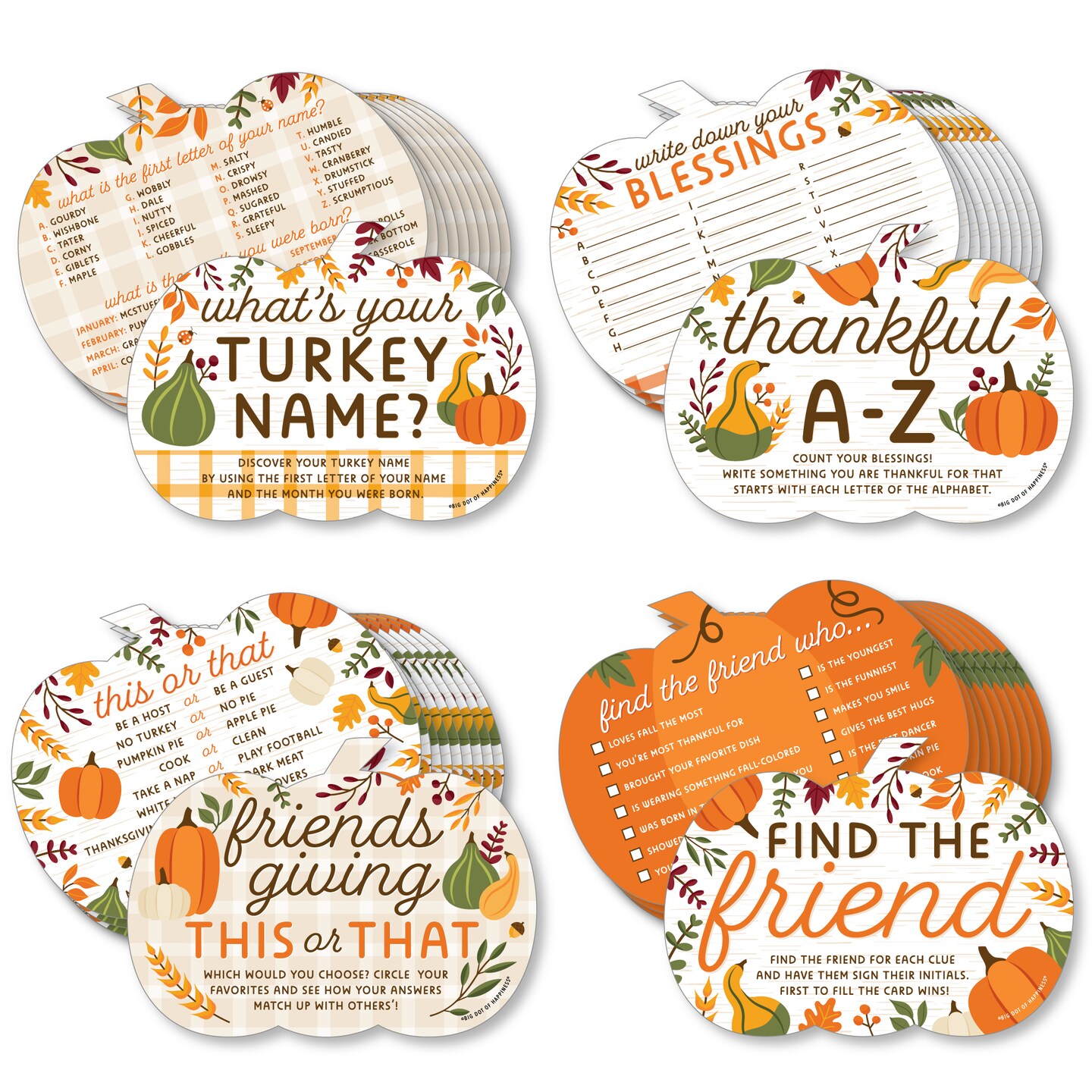 These stylish logo playing cards will look great this Thanksgiving when you're  gathered around the table for a friendly game with friends…