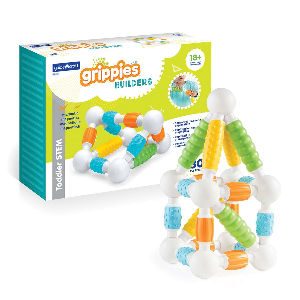 Guidecraft Grippies - 30 Piece Set