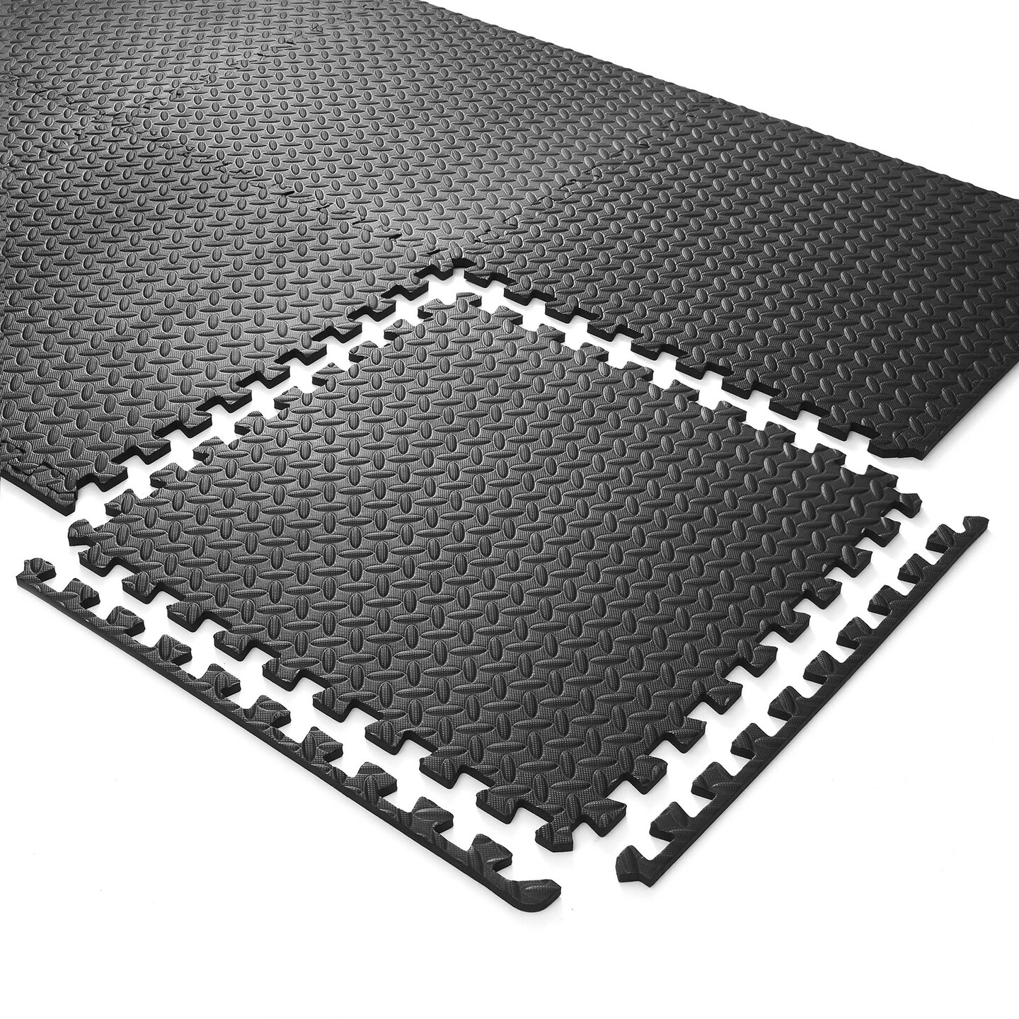 Philosophy Gym Exercise Flooring Mats - Foam Rubber Interlocking Puzzle Floor Tiles 12 - 120 SQFT