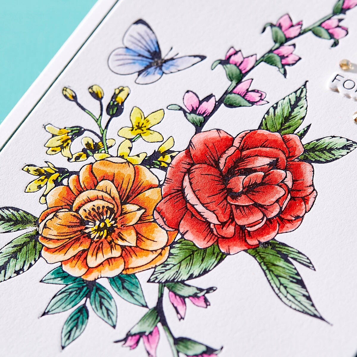 Spellbinders BetterPress Letterpress System Press Plates-Butterfly Bouquet 1/Pkg