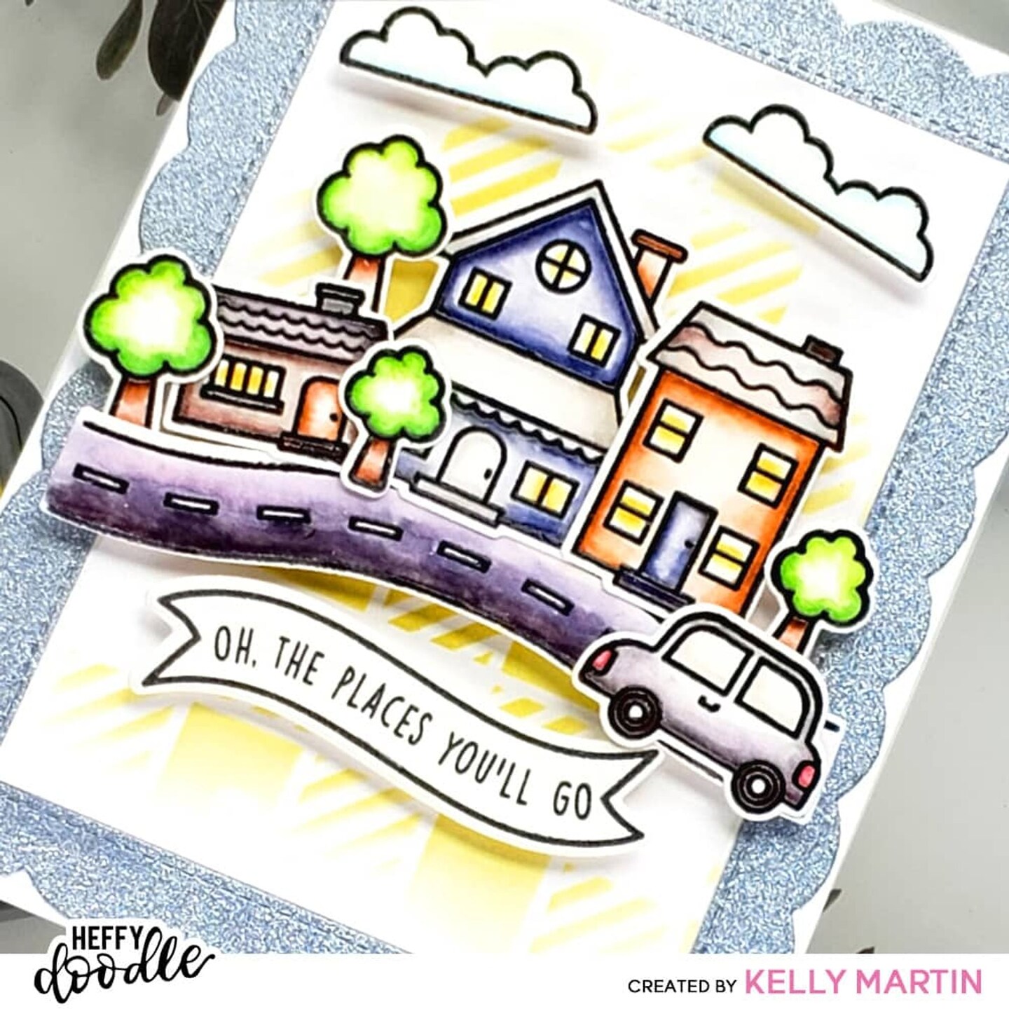 Heffy Doodle Wavy Banner Sentiments