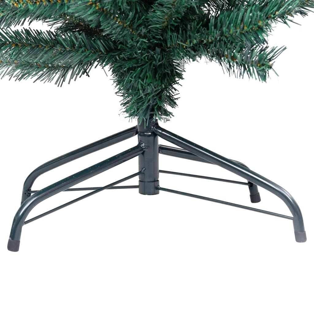 Slim Artificial Christmas Tree with LEDs&#x26;Ball Set