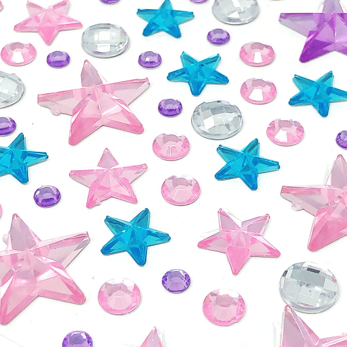 Wrapables Acrylic Self Adhesive Crystal Rhinestone Gem Stickers