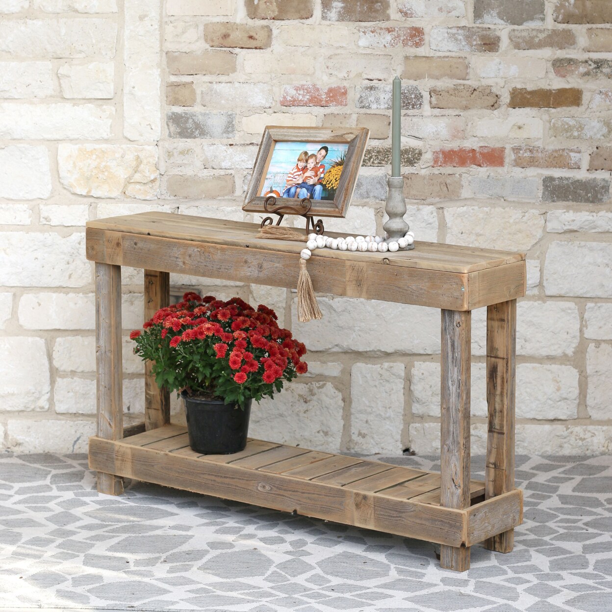 Doug and Cristy Designs 46&#x22; Natural Luxe Console Table