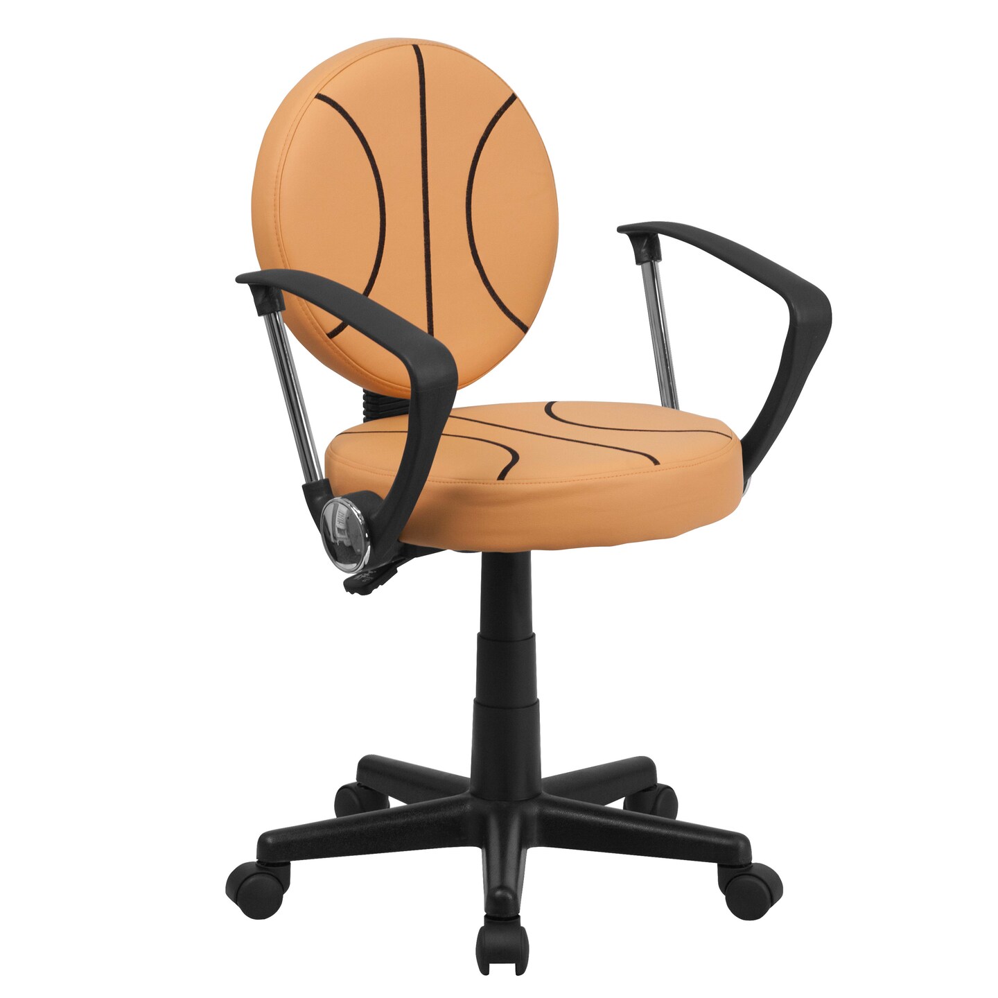 Emma and Oliver Sports Swivel Task Office Chair with Arms