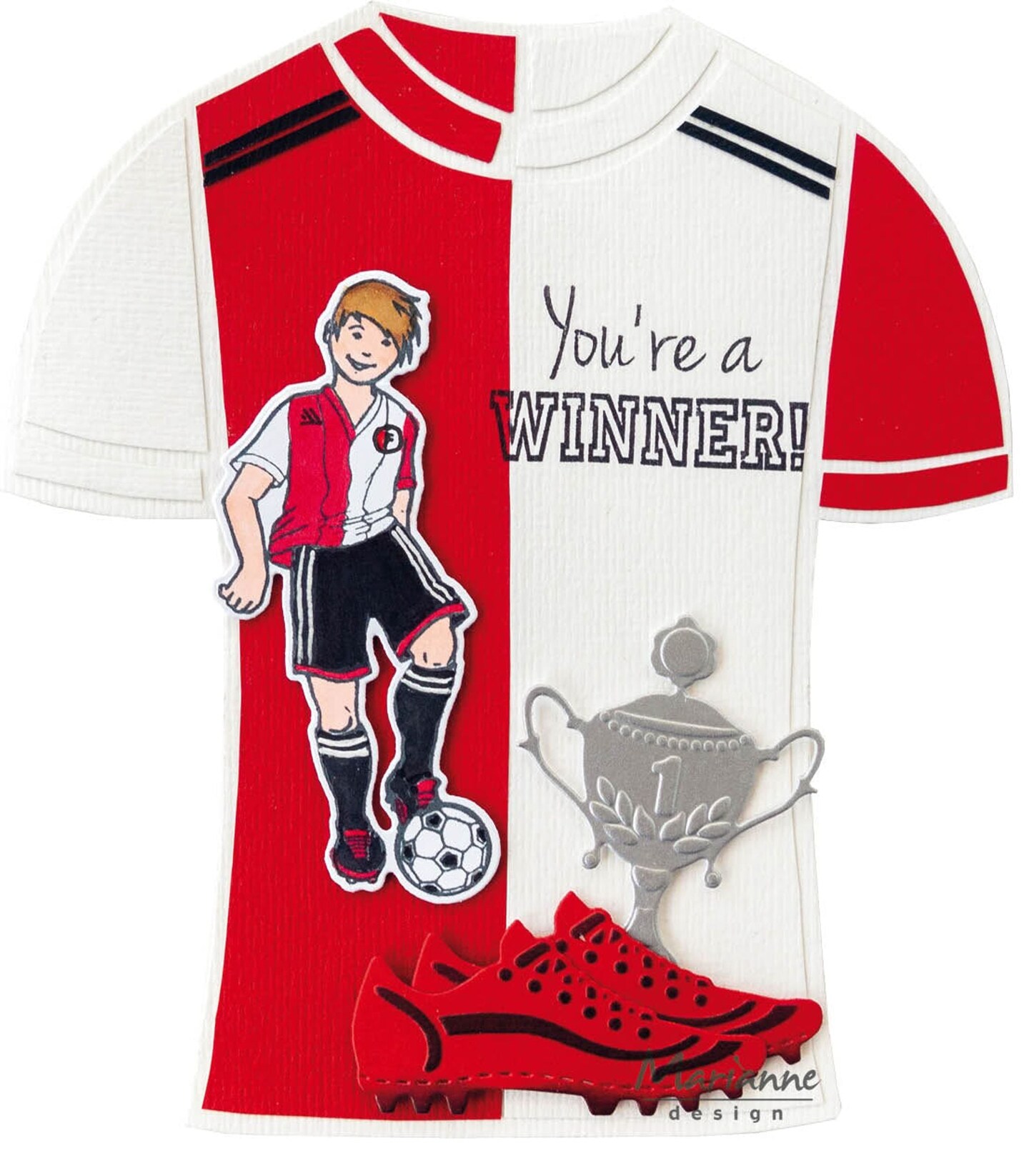 Marianne Design Craft Stencil Team Shirt