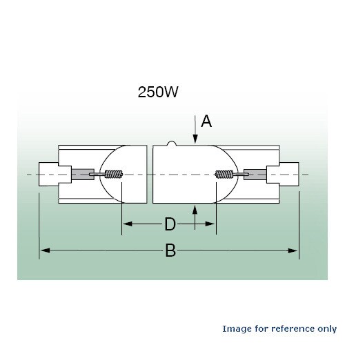USHIO MHL 250w Blacklight Metal Halide bulb