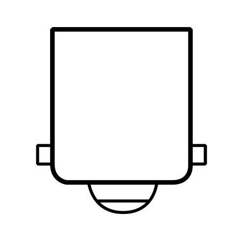 GE 27568 1691AF - 17w S8 BA15s 28v Miniature Aircraft Low Voltage Light Bulb
