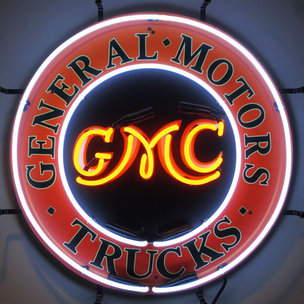 Neonetics Home Indoor Pub Restaurant Hotel Room Decorative Gmc Trucks Neon Sign With Backing