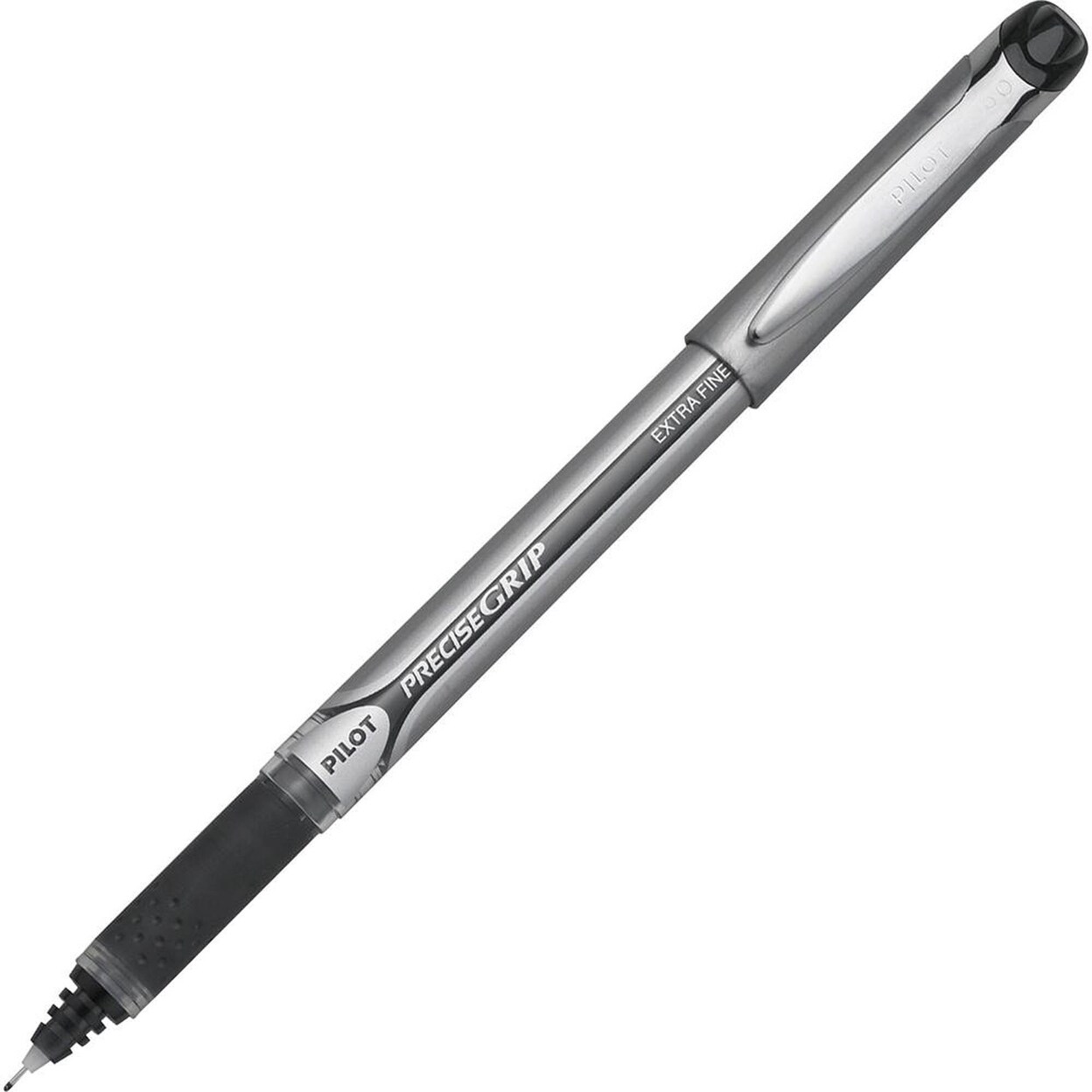 Pilot Precise Grip Extra-Fine Capped Rolling Ball Pens - Extra Fine Pen Point - 0.5 Mm Pen Point Size - Black - Black