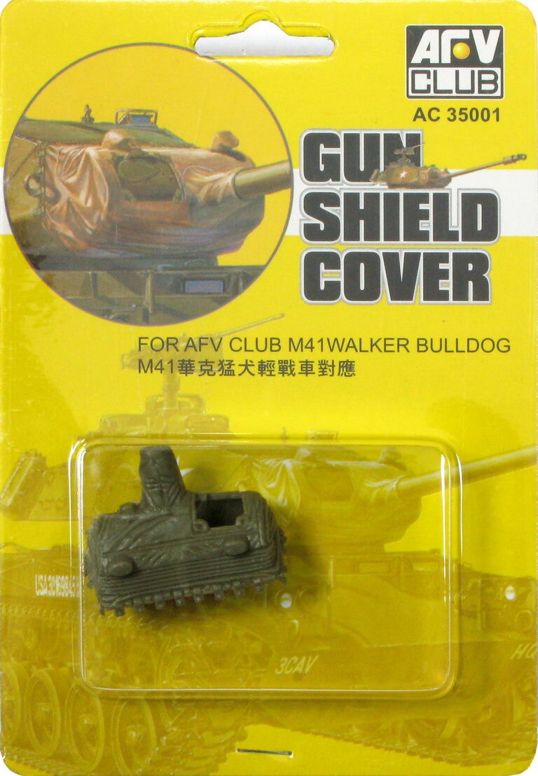 AFV Club  1/35 M41 Gun Shield Cover 1:35 Plastic Model