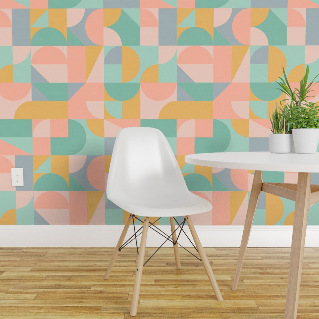 Retro Mid Century Modern Wallpaper  Kuarki  Lifestyle Solutions
