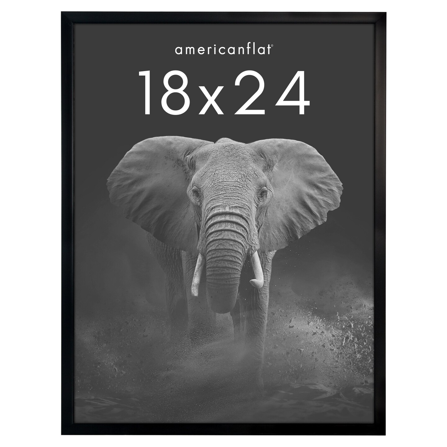 Americanflat Gallery-Style Picture Frame - Ideal Frame for Gallery Wall Display - Showcase Artwork, Prints, and Photos - Shatter Resistant Glass - Hanging Hardware with Drywall Anchor