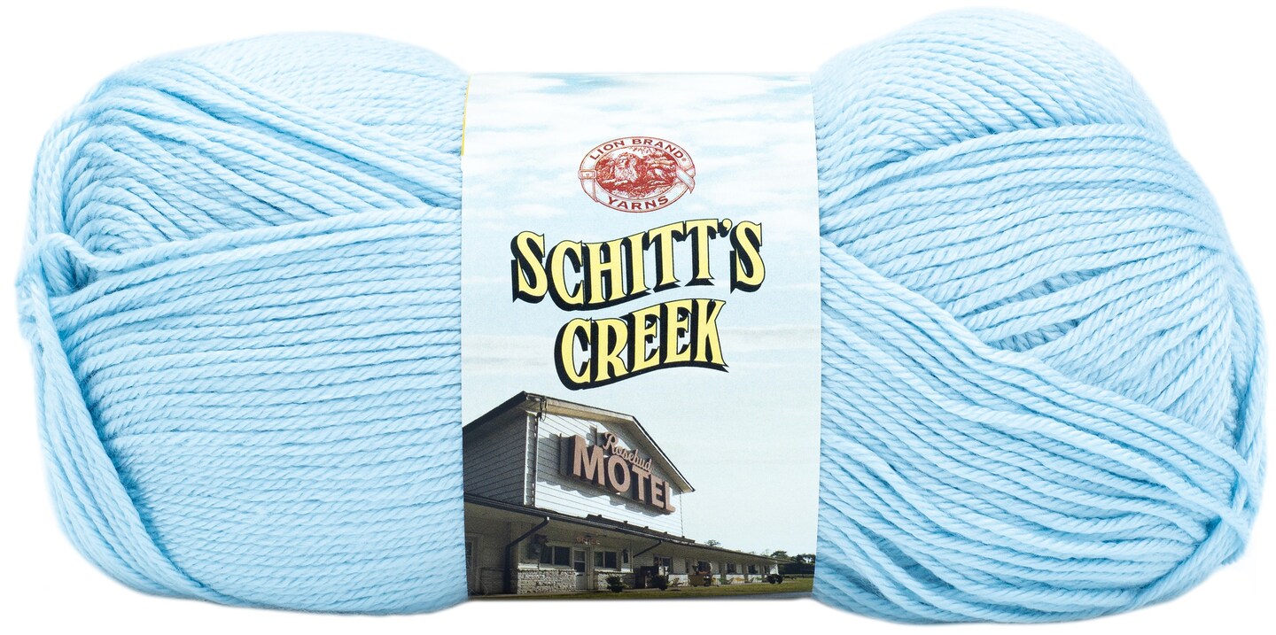 Lion Brand Schitt&#x27;s Creek Yarn-Bebe Blue