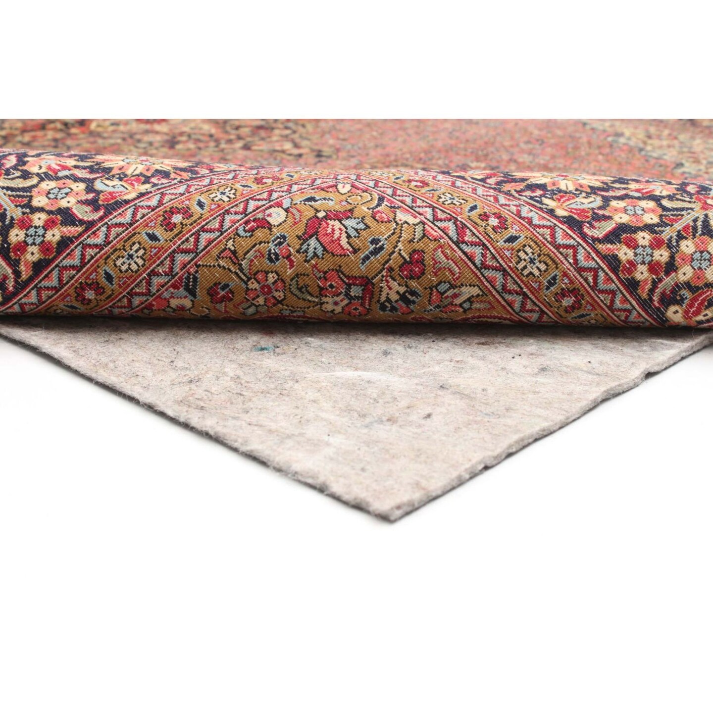 Chaudhary Living 8&#x27; x 10&#x27; Reversible Felt Pad for Area Throw Rug - Gray